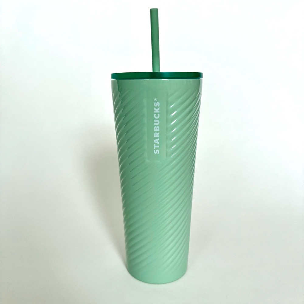 STARBUCKS 24oz TUMBLER LIMITED EDITION BEST MOST FAVORITE MINT GREEN